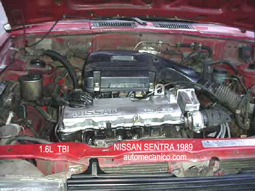 Nissan sentra - Motor E15 1988