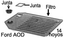 Transmision automatica - oil filter