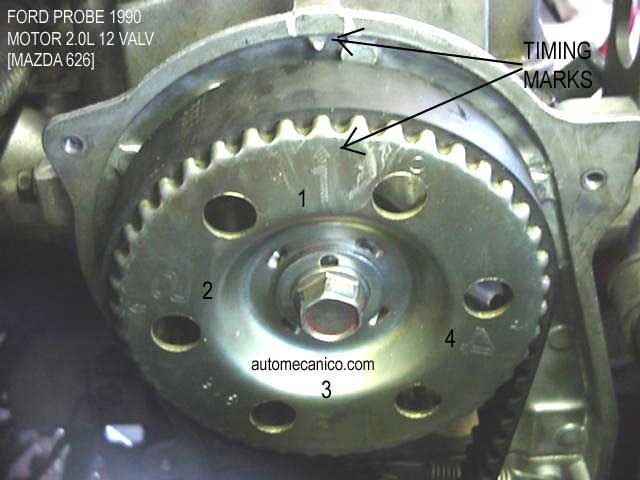 Ford probe 1990 motor 2.2L - Engrane del arbol de levas