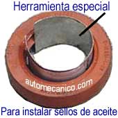 Herramienta para instalar reten de aceite