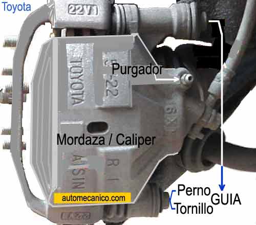 Caliper o mordaza de frenos