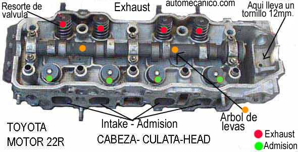 toyota 22R - culata