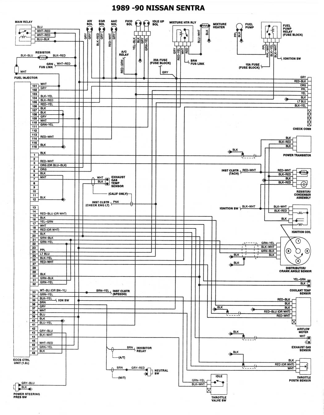 Nissan tsuru diagrama electrico #10