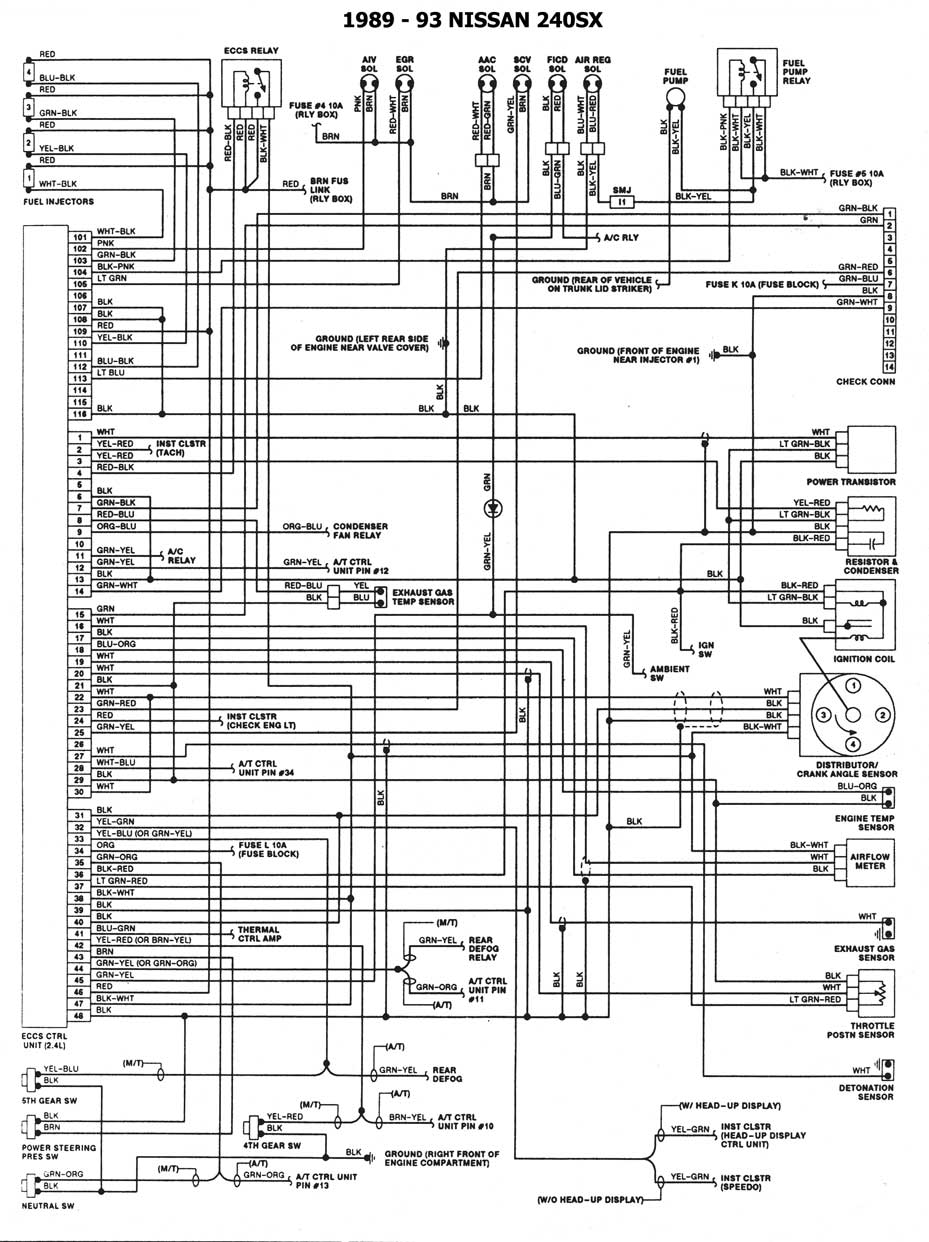 Diagrama de motor nissan sentra 1989