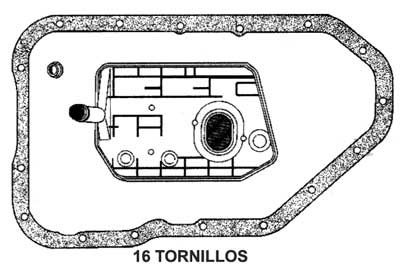 G. Motors - filtro -Transmision TH200-4R