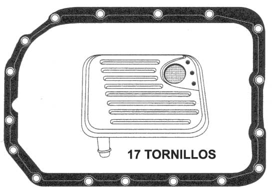 G. MOTORS - filtro - Transmision 4L80E - Traccion trasera