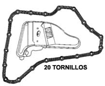G. Motors Filtro Transmision 20 tornillos