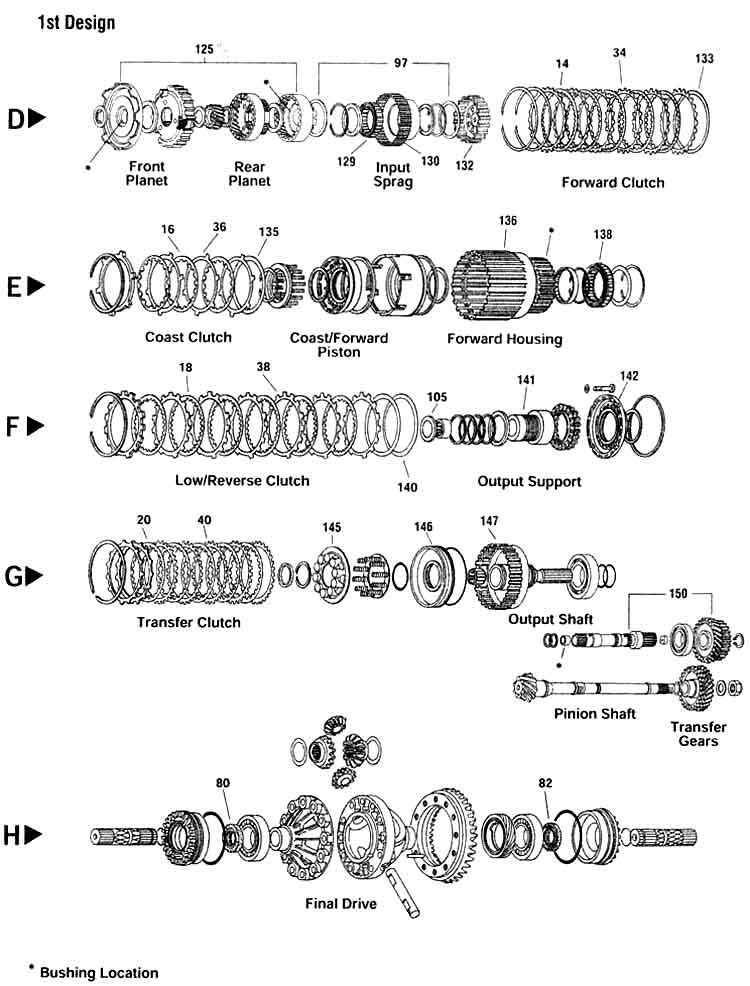 Subaru - Despiece Transmision - R4AX-EL