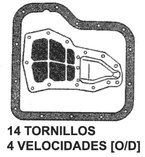 Mazda / Nissan - Filtro transmision automatica - L3N71B