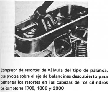 Volkswagen 1970/79 Compresor de resortes de valvulas - tipo palanca