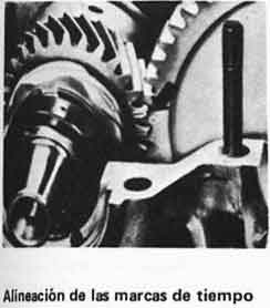 Volkswagen 1970/79 Alineacion de Ciguenial y arbol de levas