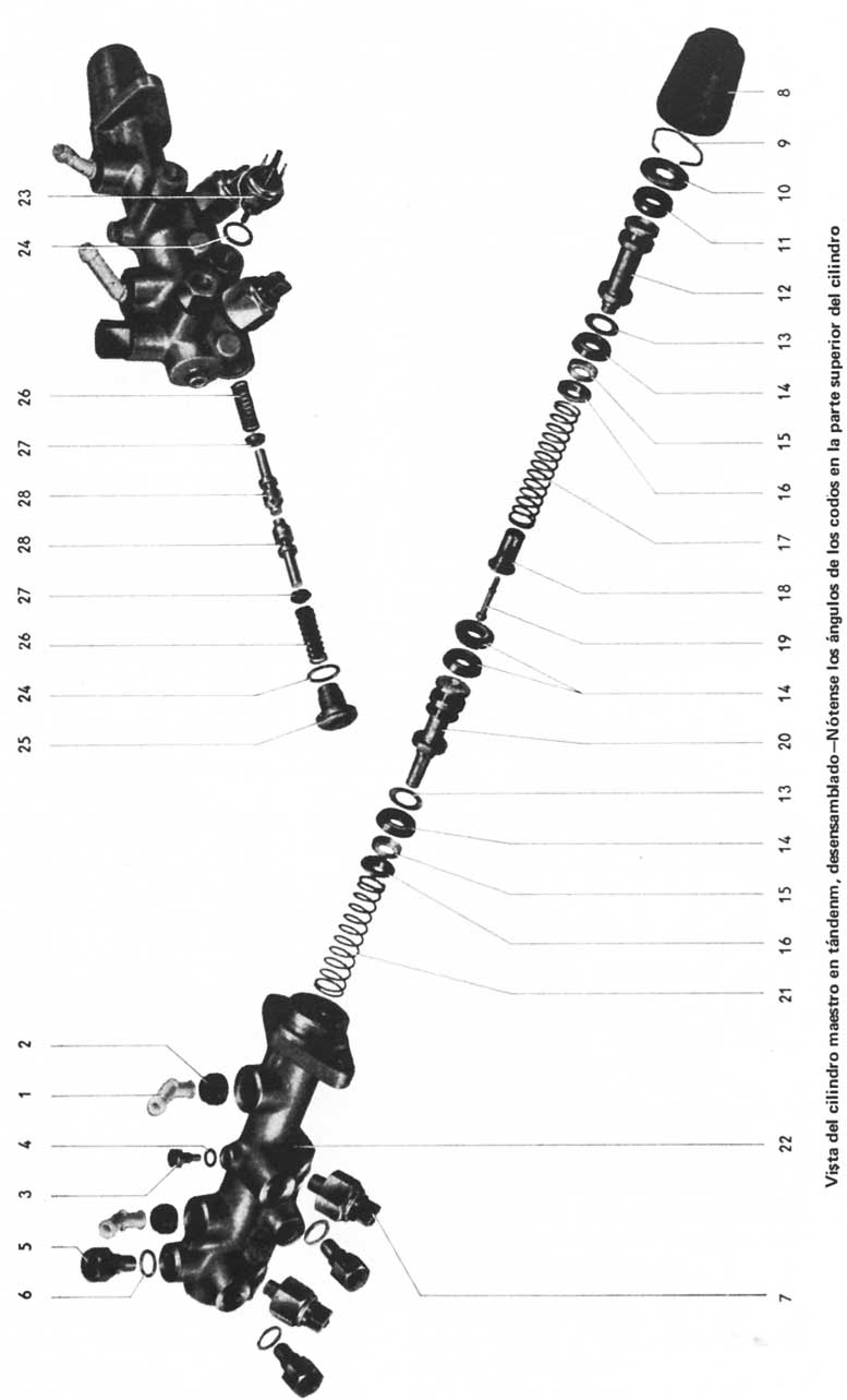 Volkswagen 1970/79 cilindro maestro