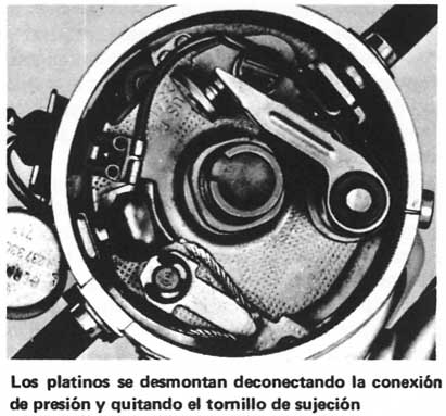 Volkswagen 1970/79 Desmontaje de platinos