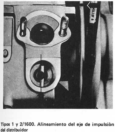 Volkswagen 1970/79 Alineamiento del eje impulsor