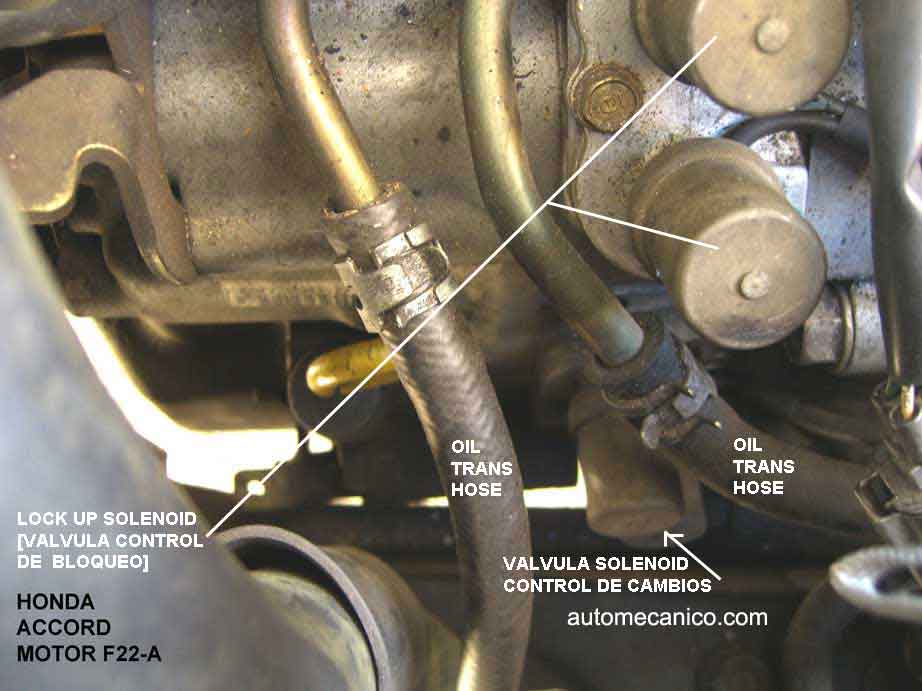 HONDA Accord F22A - Fuel Injection - Ubic. Lock Up Solenoide