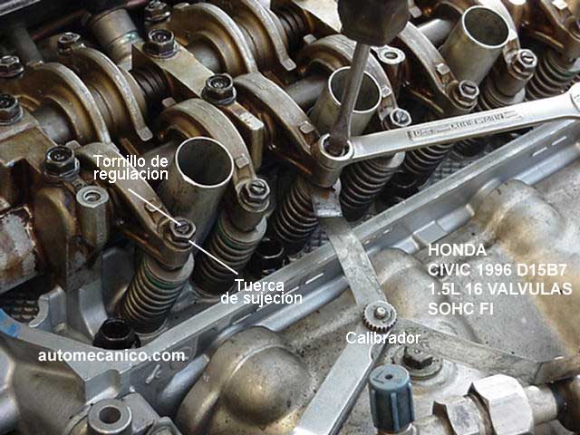 Honda Civic - Motor 1.5L - Calibracion de valvulas