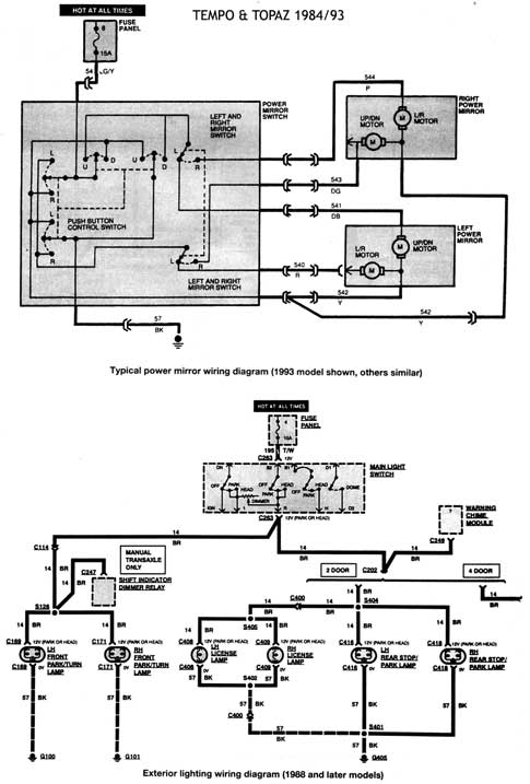 Diagrama del motor de arranque ford ltd #4