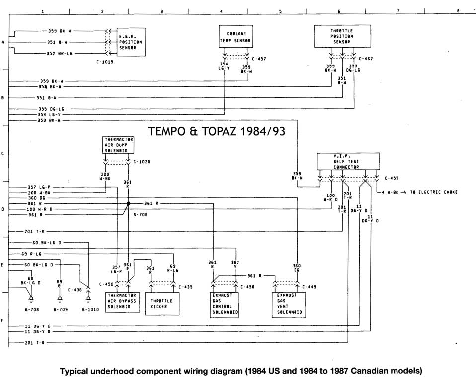 Diagrama encendido electronico ford topaz #1