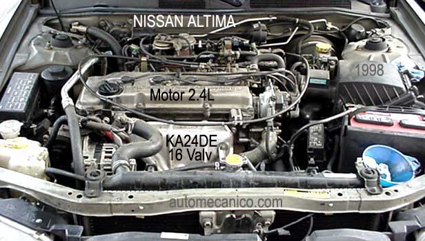 Nissan Altima - Motor 2.4L, 146 val. 1998