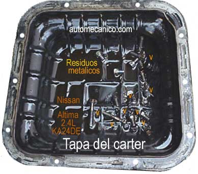 Nissan Altima 2.4L 1998 - Carter de aceite