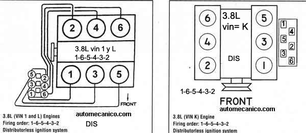 BUICK 3.8L FIRING ORDER